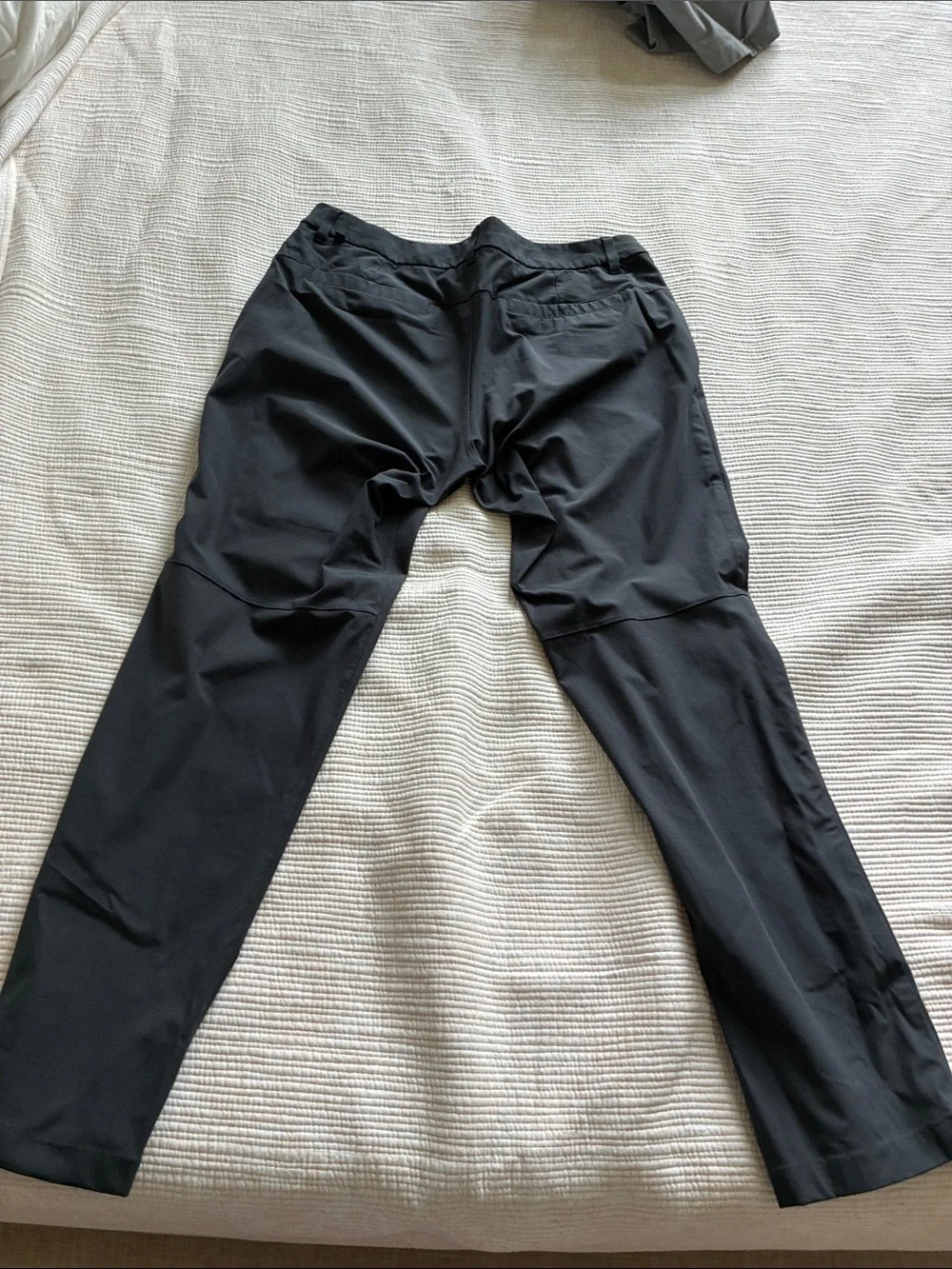 lululemon athletica Men's Black Chino-Style Tech Pants